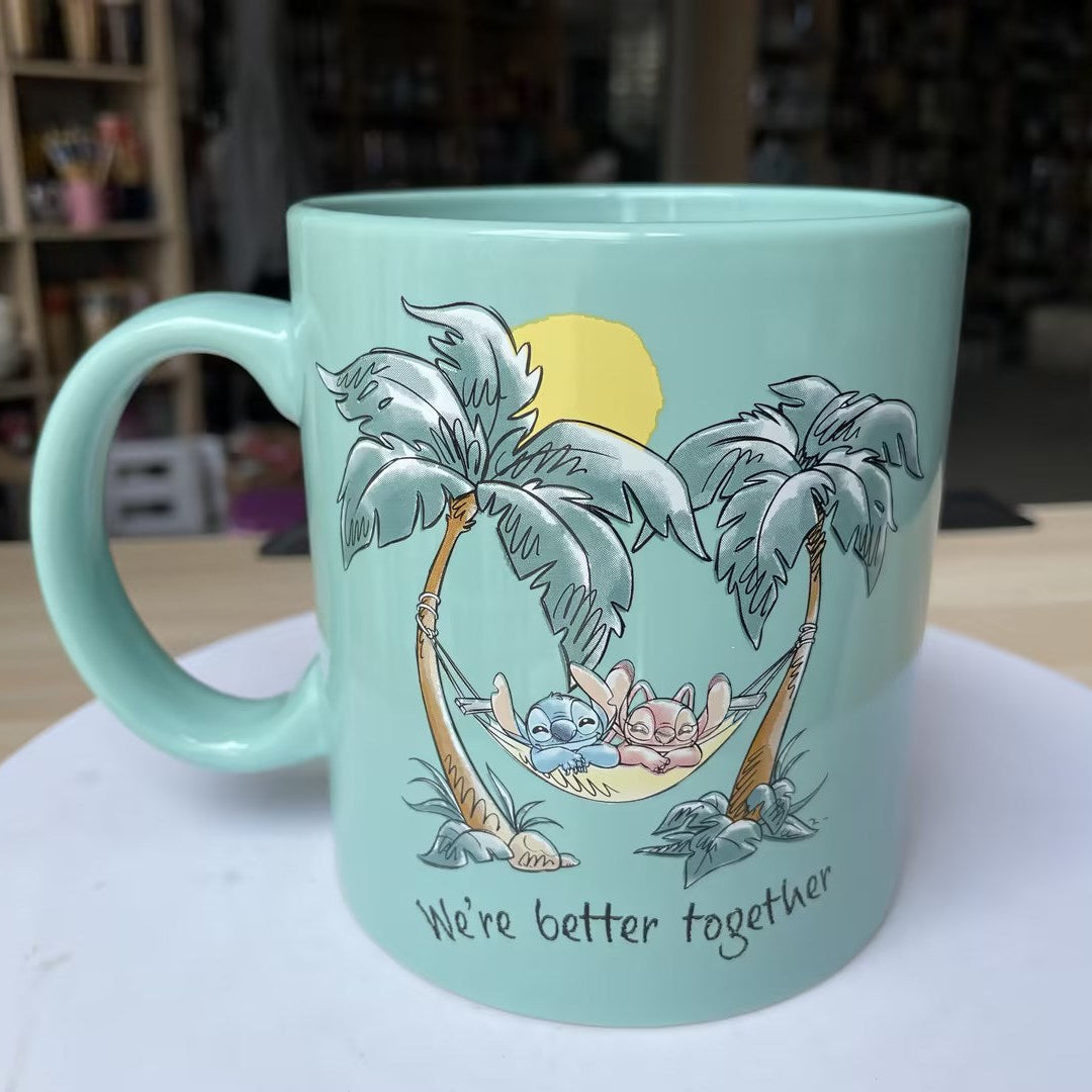 Stitch Angel Were Better Together 20oz Ceramic Mug