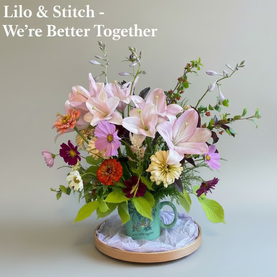 Stitch & Angel - Novelty Mug Arrangment
