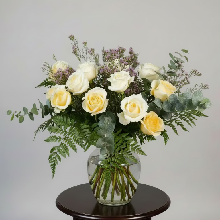 Charming Cream Roses