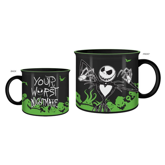 Nightmare Before Christmas Scary Jack 20z Ceramic Camper Mug